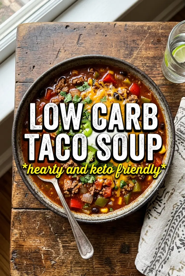 Low Carb Taco Soup