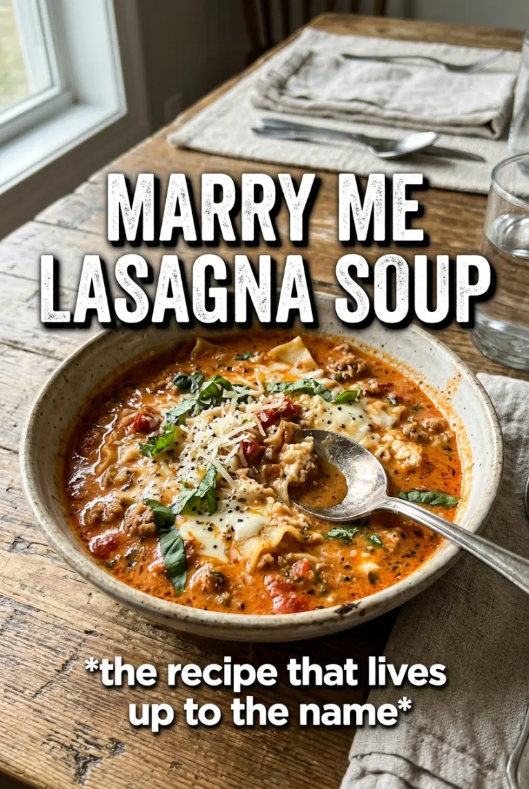 Marry Me Lasagna Soup