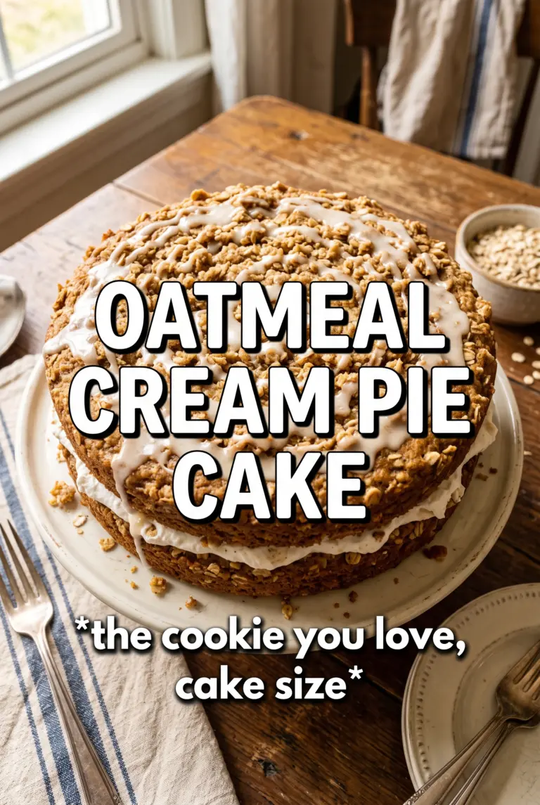 Oatmeal Cream Pie Cake