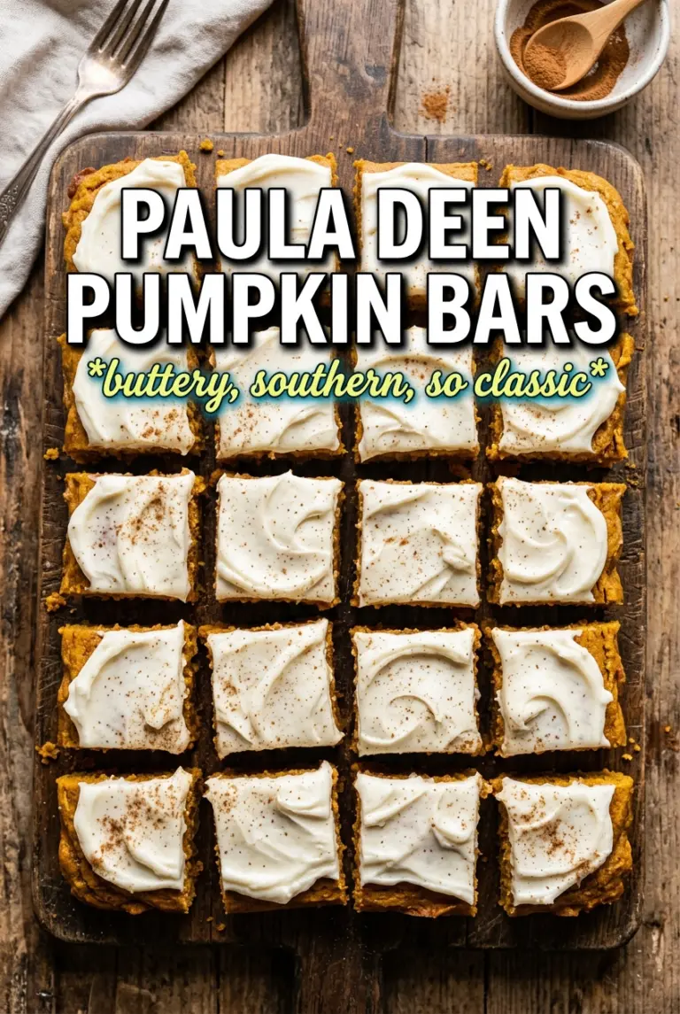 Paula Deen Pumpkin Bars