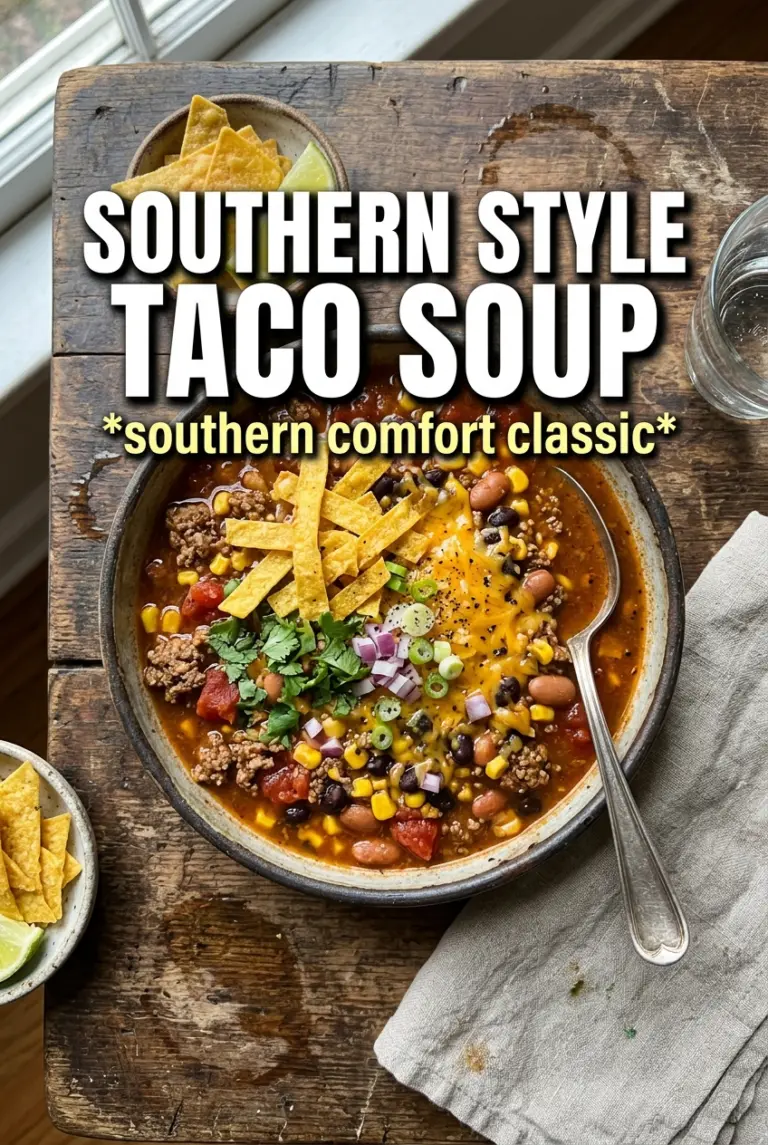 Paula Deen Taco Soup