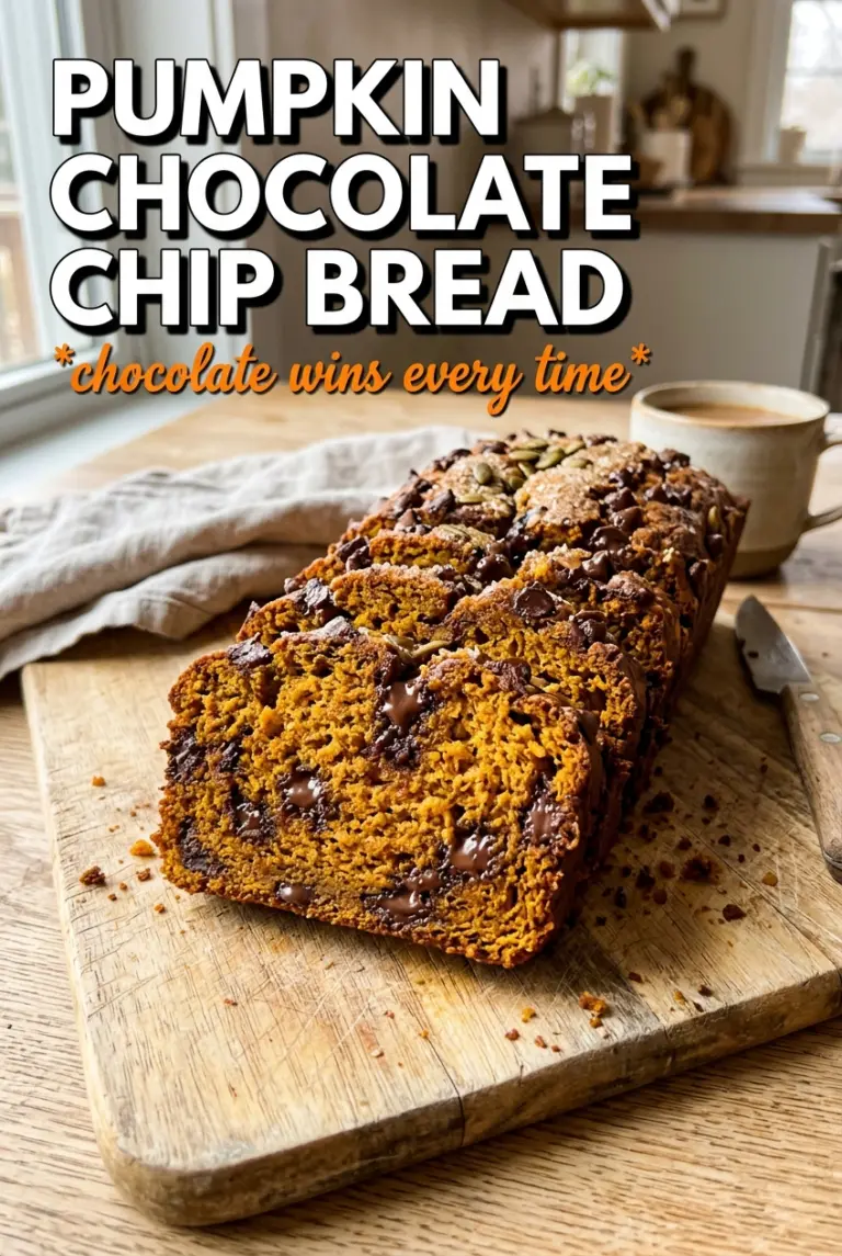 Pumpkin Chocolate Chip Bread
