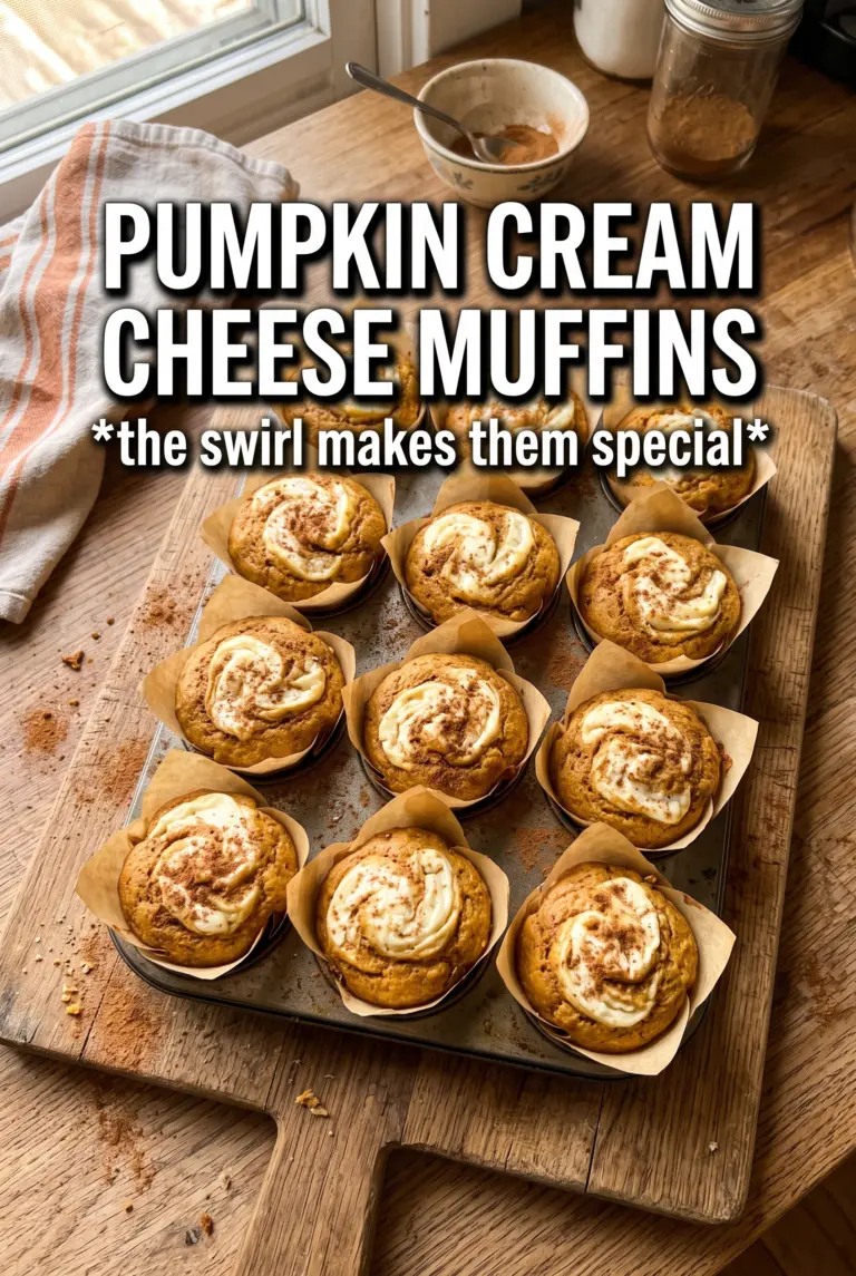 Pumpkin Cream Cheese Muffins