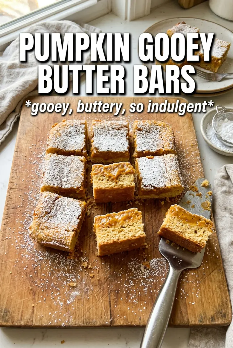 Pumpkin Gooey Butter Bars