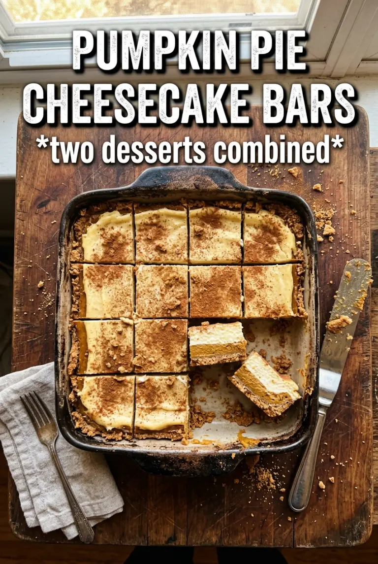 Pumpkin Pie Cheesecake Bars