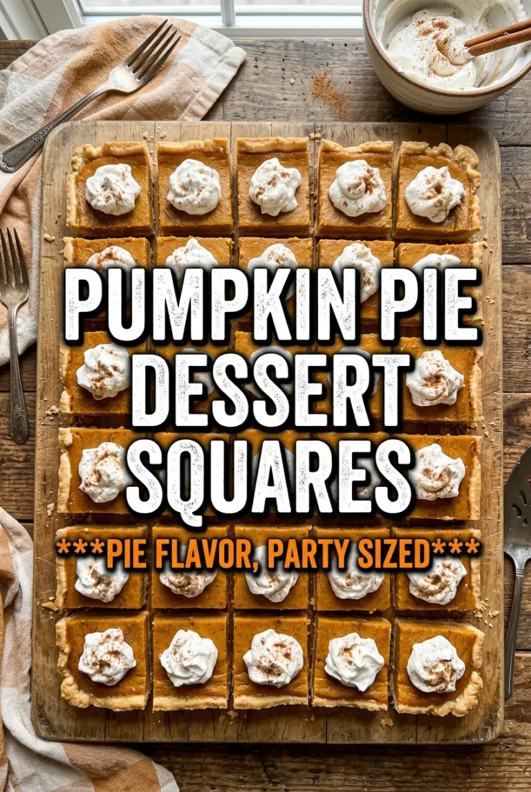 Pumpkin Pie Dessert Squares