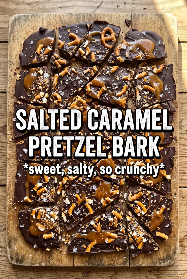 Salted Caramel Pretzel Bark