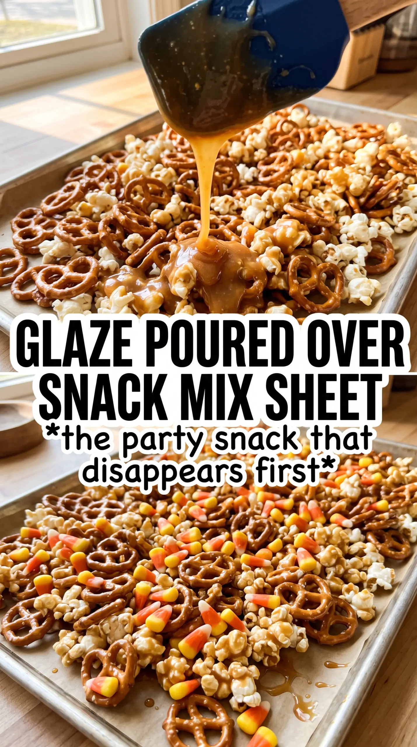 Scarecrow Crunch Snack Mix colorful crunchy