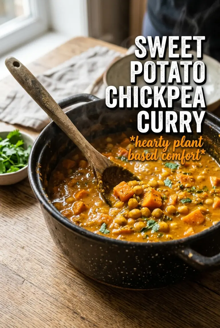 Sweet Potato and Chickpea Curry
