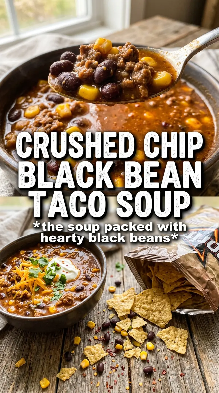 Taco Soup With Black Beans bold Tex-Mex hearty