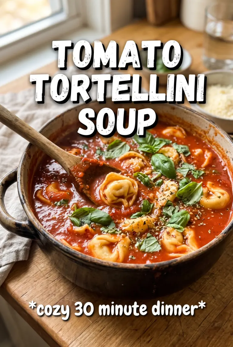 Tomato Tortellini Soup