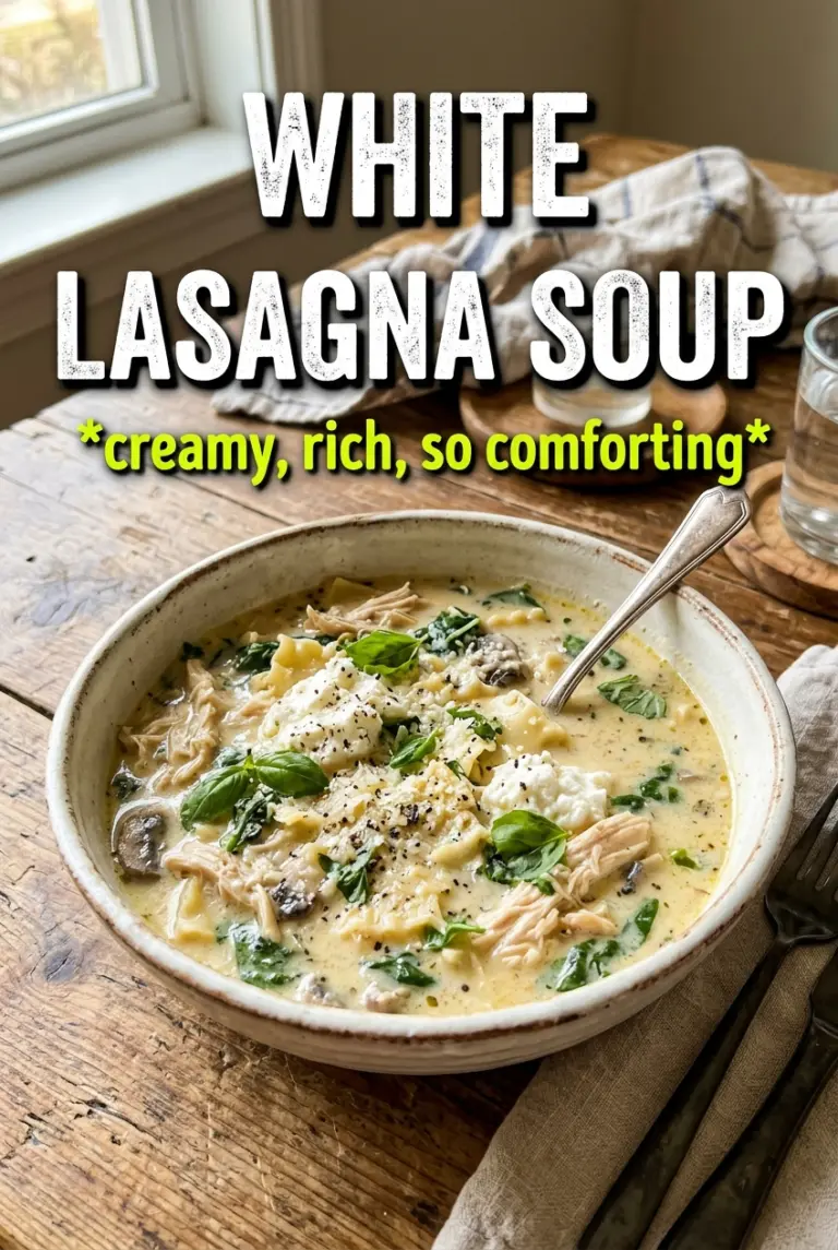 White Lasagna Soup