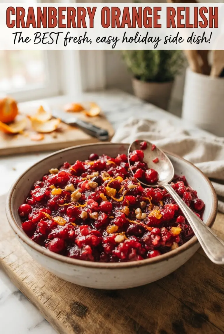 Cranberry Orange Relish