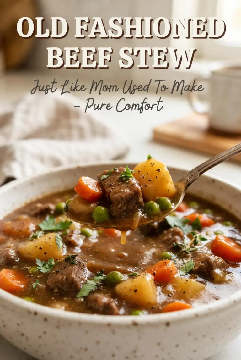 Old Fashioned Beef Stew