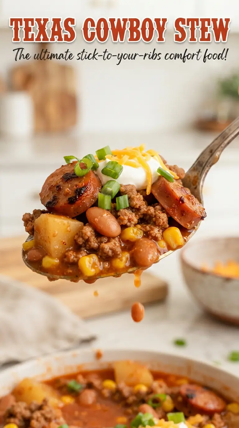 Texas Cowboy Stew hearty smoky